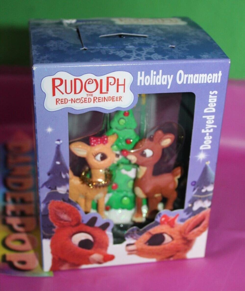 American Greetings Rudolph The Red Nosed Reindeer Doe Eyed Dear Holiday Ornament
